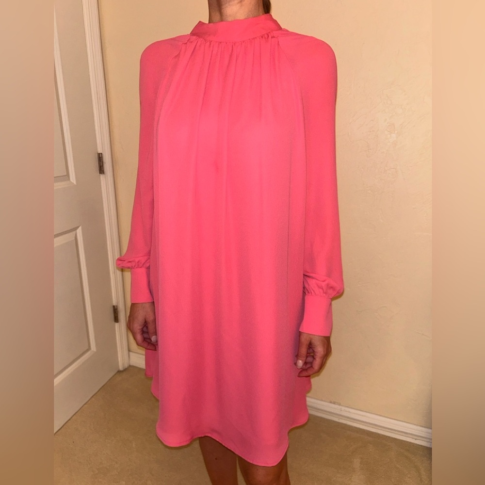 Bright Pink Flowy Dress
